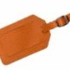 Adresshalter Leder Orange 1
