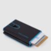 Blue Square - Compact Wallet für Scheine und Kreditkarten in Schwarz 3