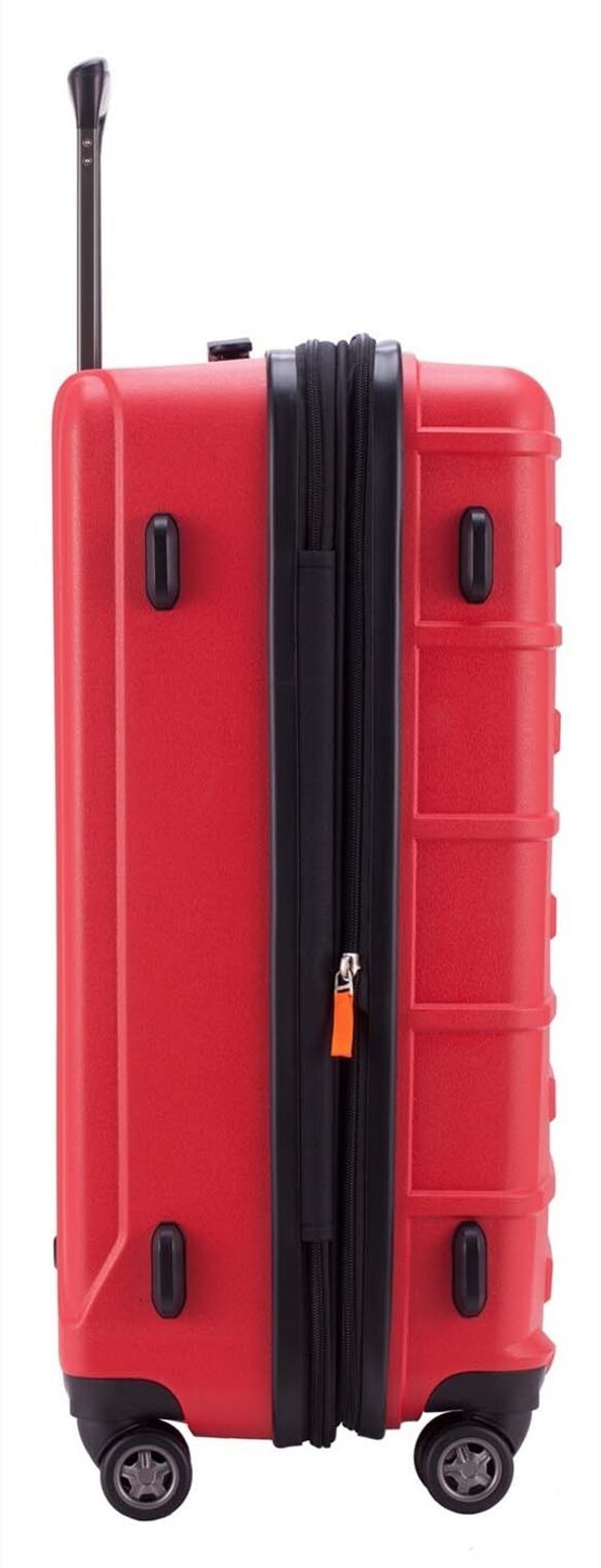 Ostkreuz - Koffer Hartschale M matt mit TSA in Rot