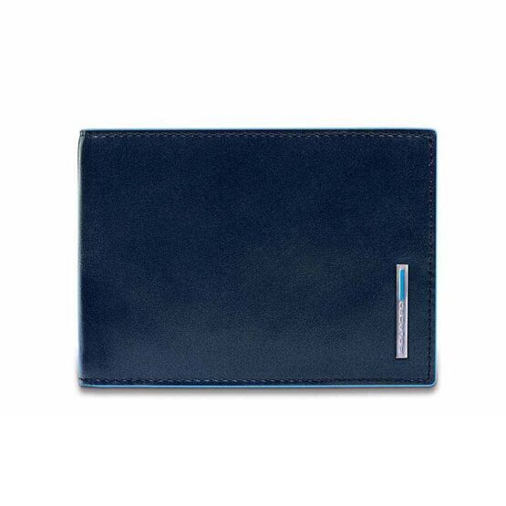 Blue Square - Herrenbrieftasche mit Klapp-Ausweisfenster in Blau