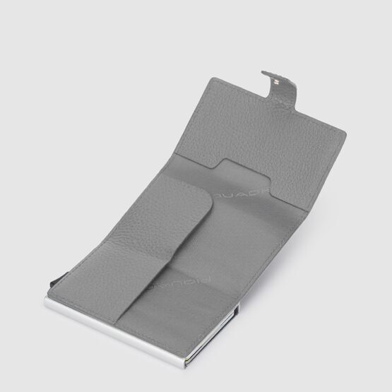 Modus - Kreditkartenetui aus Metall in Grau