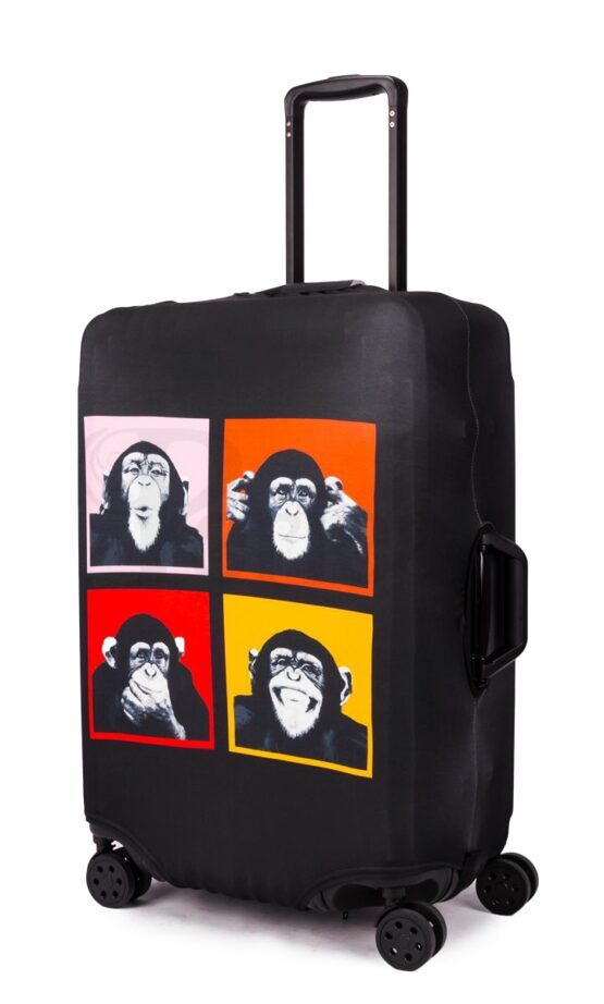 Kofferüberzug Monkey Mittel (55-60 cm)