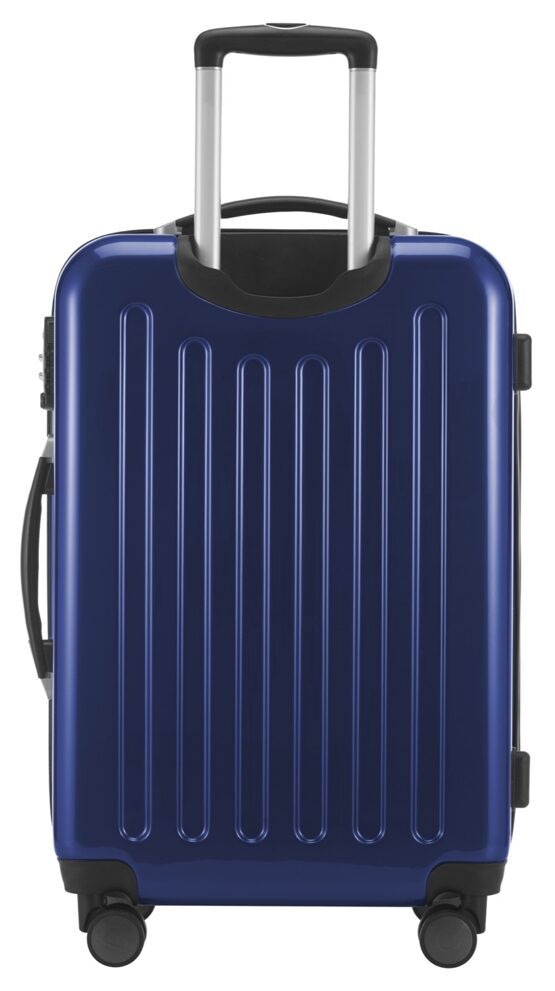 Alex - Koffer Hartschale M glänzend mit TSA in Dunkelblau