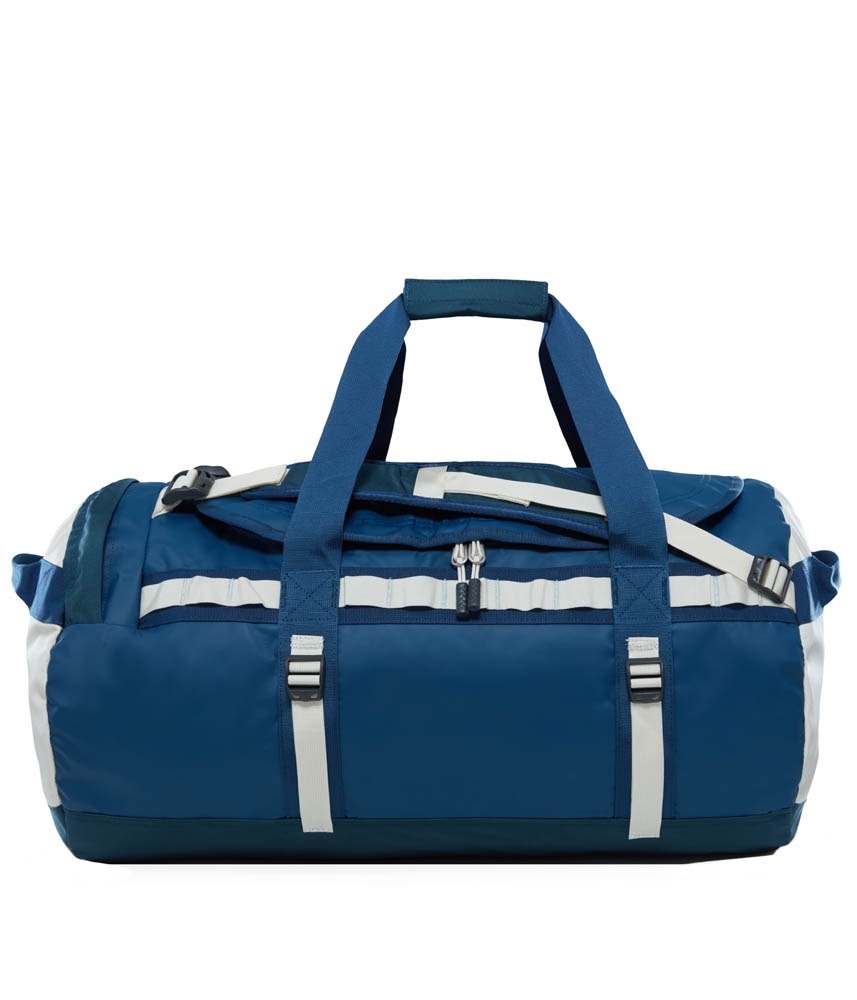 Image of Base Camp Duffel M - 64cm mit Rucksackfunktion in Blue Wing Teal White