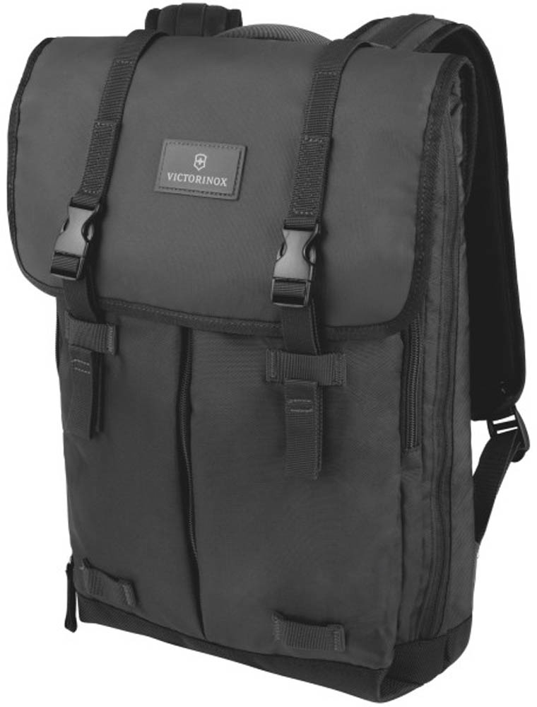 Image of Altmont 3.0 - Flapover Laptop Backpack in Black