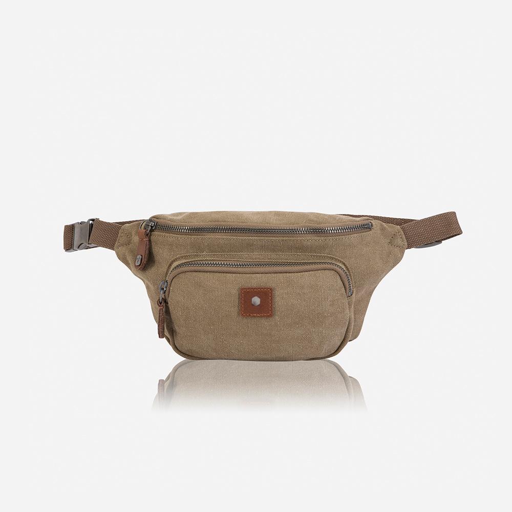 Image of Canvas - Casual Waist Bag in Khaki