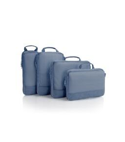 EcoTex - 4pc Kompressionspackwürfel Set in Blau