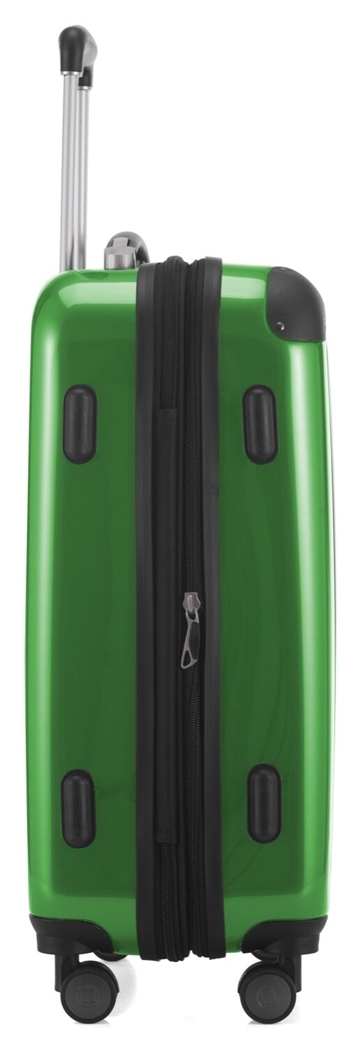 Alex - Handgepäck Hartschale glänzend mit TSA in Grün