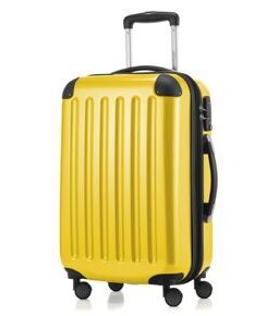 Alex - Handgepäck Hartschale glänzend mit TSA in Gelb