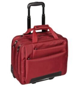 Business Trolley 47cm aus Nylon in Rot