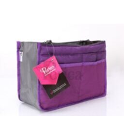 Bag in Bag - Violett mit Netz Grösse L
