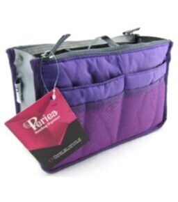 Bag in Bag - Violett mit Netz Grösse M