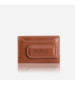 Roma - Money Clip and Card Holder in Tan