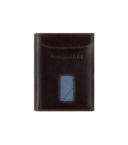 Secure Slim - RFID Kreditkartenhalter mit Wiener Münzfach Romano Braun