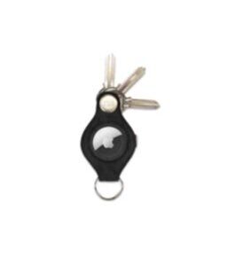 Lusso - AirTag Key Holder, Brushed Black