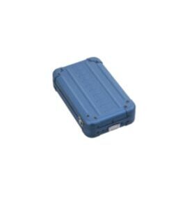 Aluminium Vertical Vanity Case 7,5" in Blau