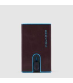 Blue Square - Compact Wallet für Scheine und Kreditkarten in Viola