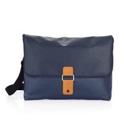 Pure - Cotton Messenger Bag in Blue