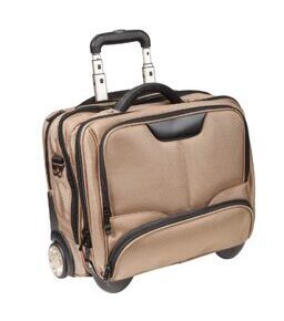 Business Trolley 44cm aus Nylon in Champagner