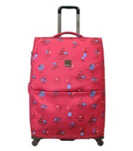 Vespa, Check-In Trolley und Reisetasche in pink