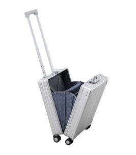 Vertical Overnight Carry-On 21" Koffer in Platin