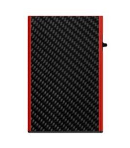 Wallet Click & Slide Carbon Fibre Black/Red