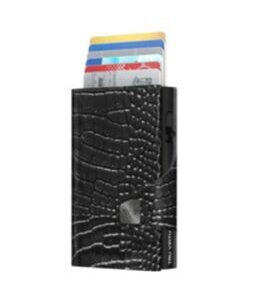 Wallet Click & Slide Classic Croco Black/Black