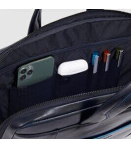 B2 Revamp - Schmale Laptoptasche 14" mit iPad-Halter in Nachtblau
