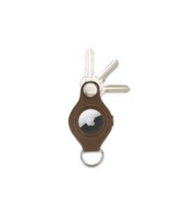 Lusso - AirTag Key Holder, Java Brown