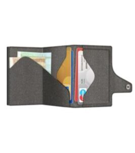 Wallet Click & Slide Recycled PET Felt Grey/Black