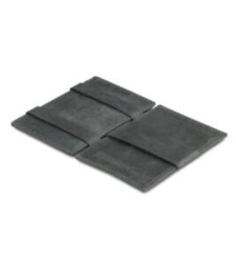 Essenziale - Magic Portemonnaie in Schwarz aus gebürstetem Leder