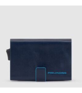Blue Square - Doppelter Kreditkartenhalter in Blau