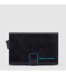 Blue Square - Doppelter Kreditkartenhalter in Schwarz