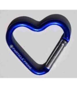 Heart Karabiner 2er Pack Blau