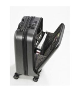 Profile Plus - Business Trolley "Hoch" in Metallic Grey Brushed
