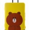 Kofferüberzug Yellow Teddy Mittel (55-60 cm) 1