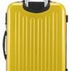 Alex - Koffer Hartschale M glänzend mit TSA in Gelb 5