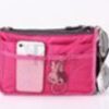 Bag in Bag - Bright Pink mit Netz Grösse S 4