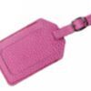 Adresshalter Leder Pink 1