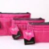 Bag in Bag - Bright Pink mit Netz Grösse S 5