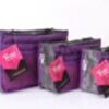 Bag in Bag - Violett mit Netz Grösse L 5