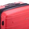 Ostkreuz - Koffer Hartschale M matt mit TSA in Rot 5