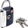 Dual Combi/Key Lock - Kofferschloss mit Schlüssel und Zahlencode Grau 1