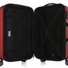 Alex - Koffer Hartschale L glänzend mit TSA in Rot 2