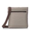Leonce Small Vertical Crossover RFID in Sepia Brown 1