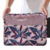Lucy Travel Packing Cube Set Peach Leaves 6