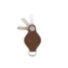 Lusso - AirTag Key Holder, Brushed Brown 3