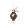 Lusso - AirTag Key Holder, Brushed Brown 1