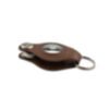 Lusso - AirTag Key Holder, Brushed Brown 2