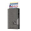 Wallet Click &amp; Slide Recycled PET Felt Grey/Black 1